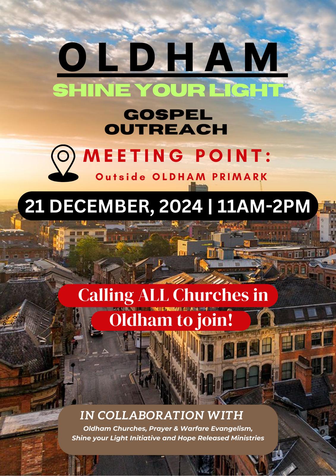 Shine Your Light in Oldham